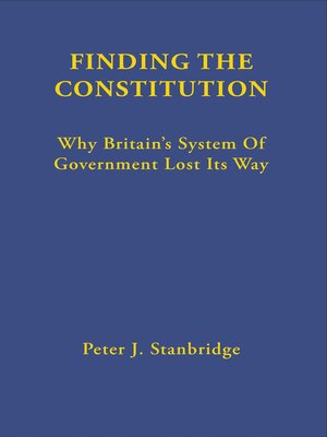 cover image of Finding the Constitution